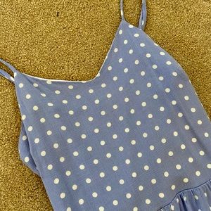 Blue Polka Dot Dress
